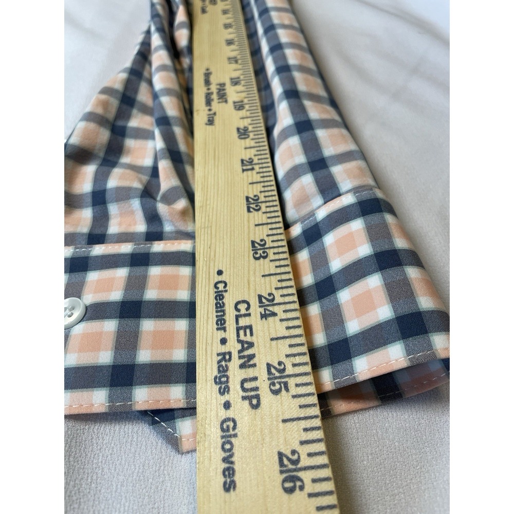 Mizzen and Main Leeward Shirt Mens 2XL Plaid Button Down Performance Stretch - Picture 4 of 8